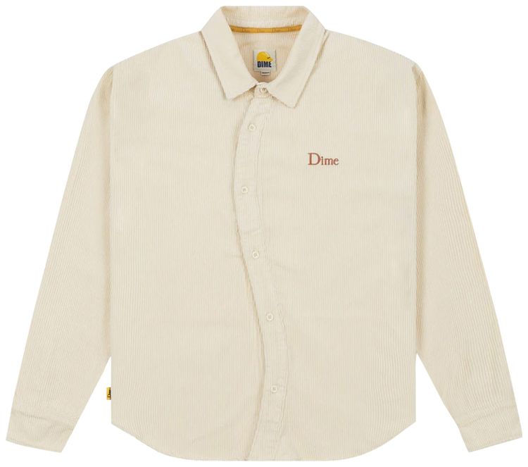 Dime Wave Corduroy Shirt Cream