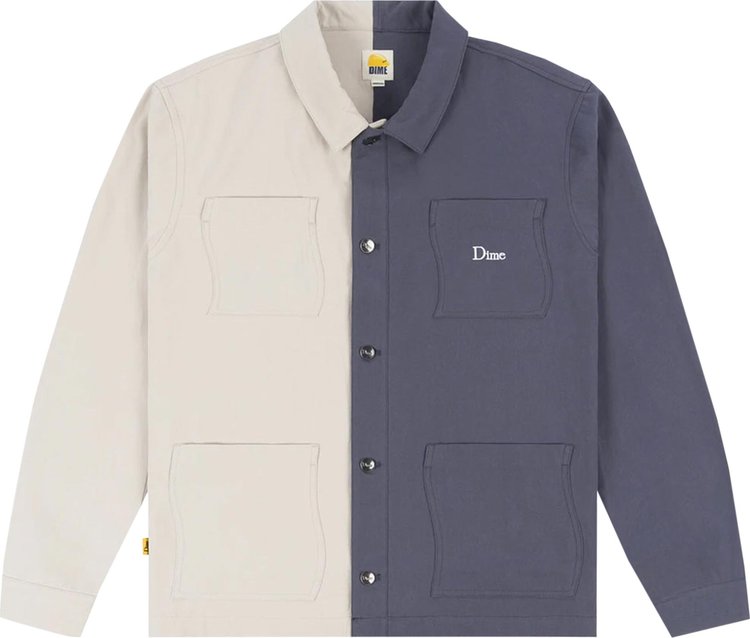 Dime Chore Jacket CreamBlue