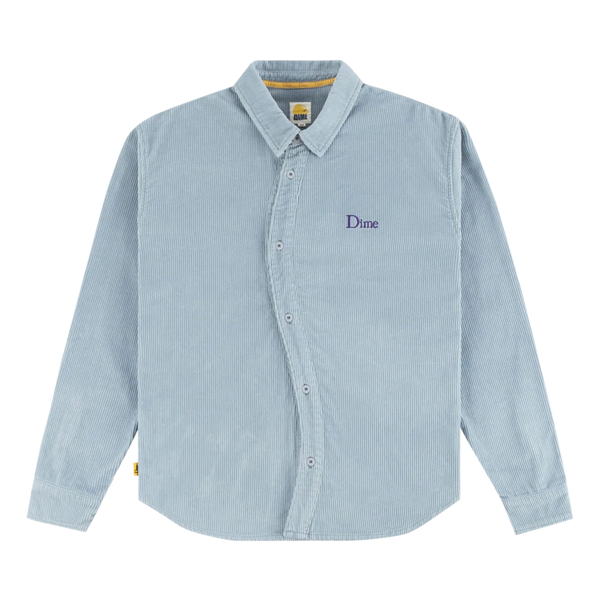 Buy Dime Wave Corduroy Shirt 'Stone Blue' - DIMESU4STO | GOAT