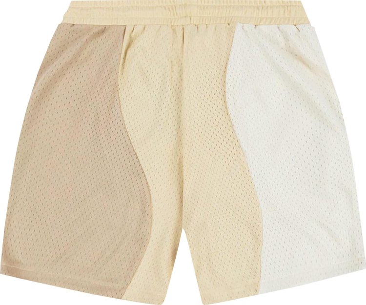 Dime Wave Mesh Shorts Tan