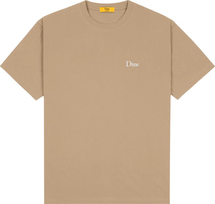 Dime Classic Small Logo T-Shirt 'Camel'
