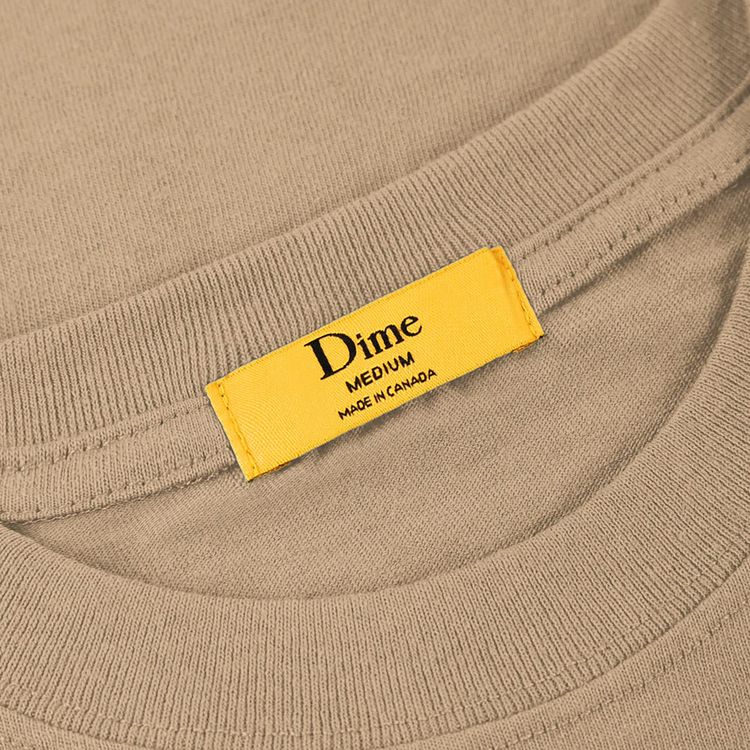 Dime Classic Small Logo T Shirt Camel