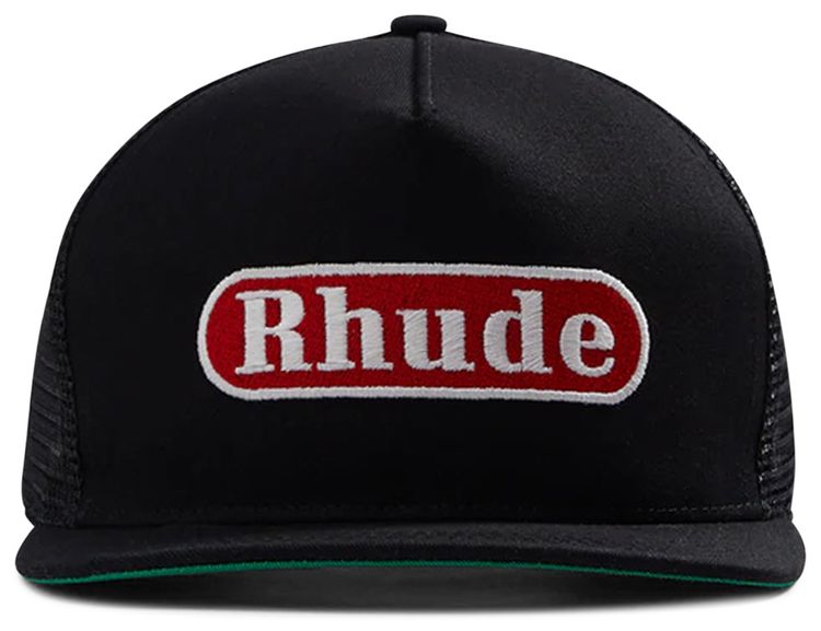 Rhude Pit Stop Trucker Black