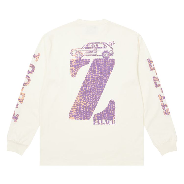 Palace Jimmyz Washed Long Sleeve White