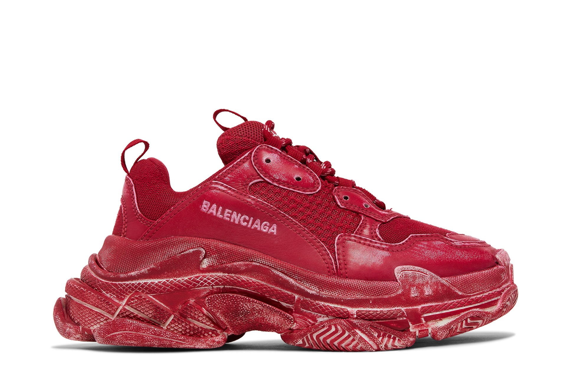 Buy Balenciaga Wmns Triple S Sneaker 'Dark Red' - 524039 W3CN3 