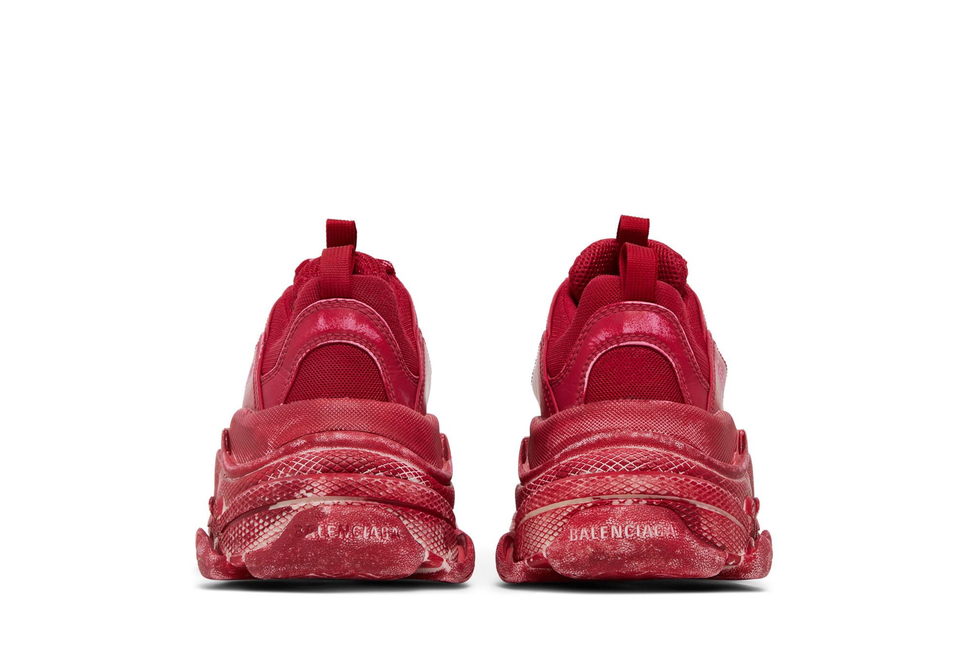 Buy Balenciaga Wmns Triple S Sneaker 'Dark Red' - 524039