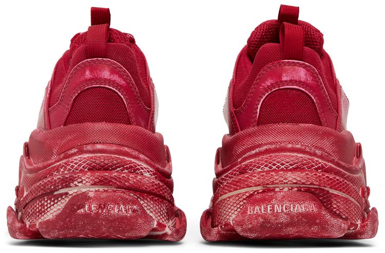 Balenciaga Wmns Triple S Sneaker Dark Red