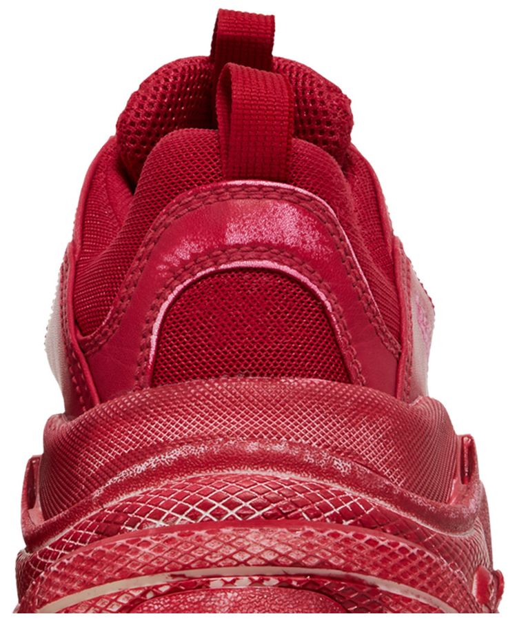 Balenciaga Wmns Triple S Sneaker Dark Red