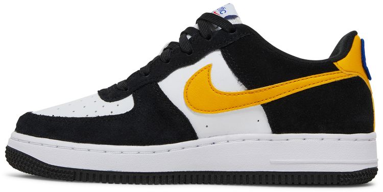 Nike Air Force 1 LV8 GS Black White Dark Sulfur