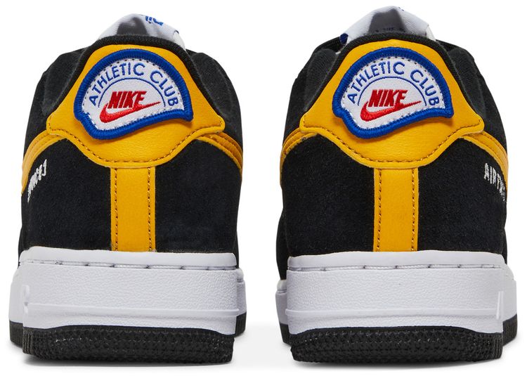 Nike Air Force 1 LV8 GS Black White Dark Sulfur