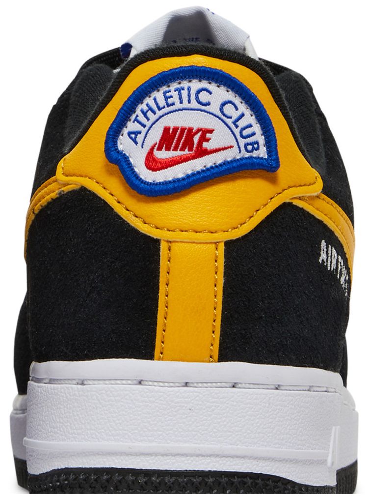 Nike Air Force 1 LV8 GS Black White Dark Sulfur