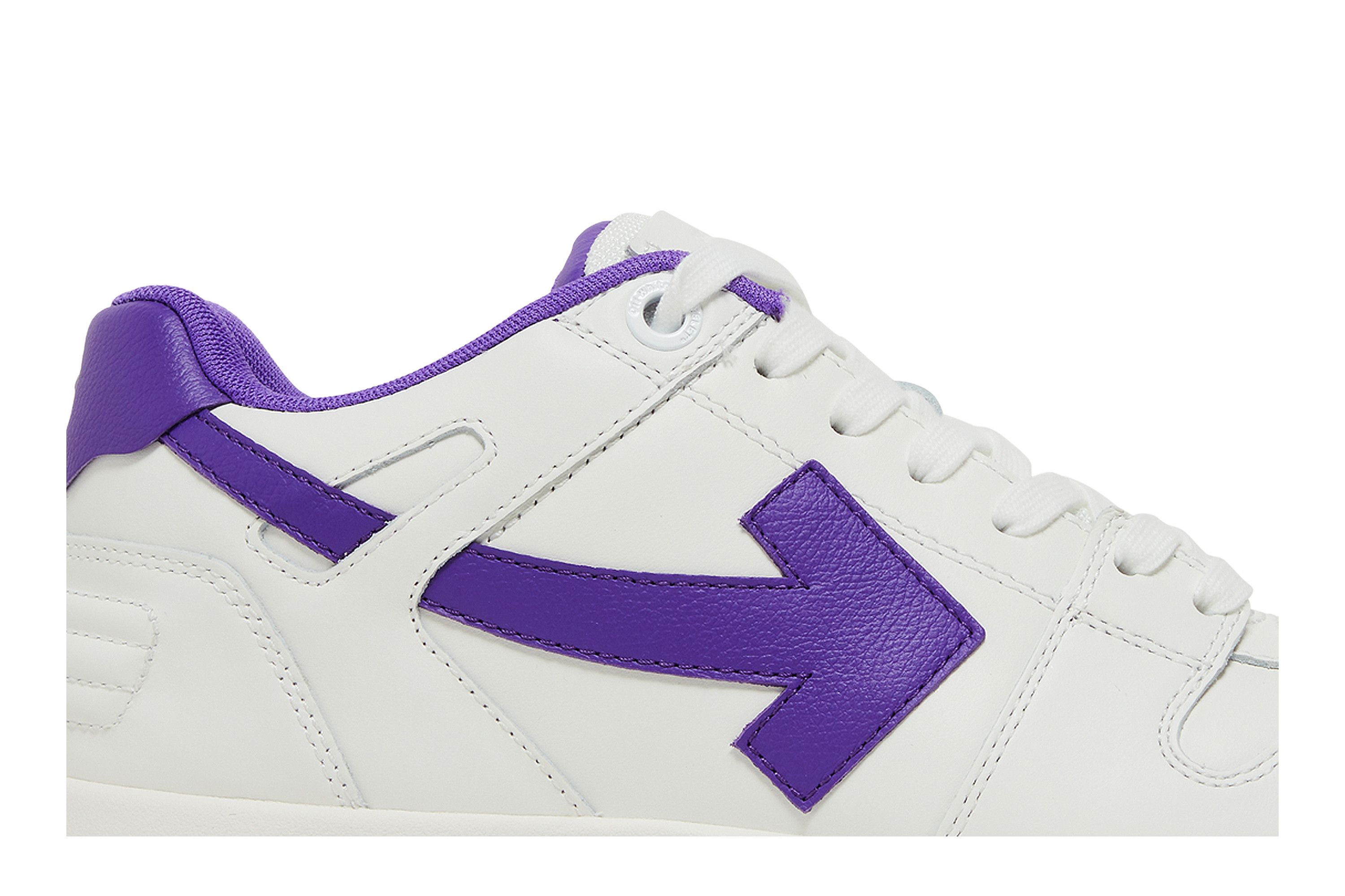 Size 10.0 Off White Out of Office Low White Purple