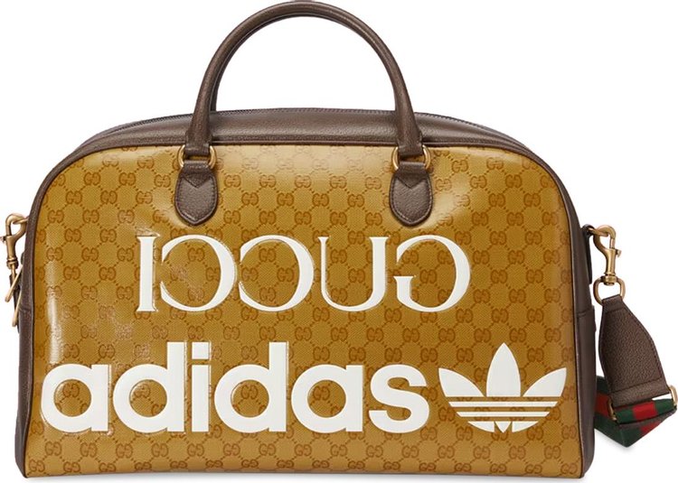 adidas x Gucci Large Duffle Bag 'Beige/Brown'