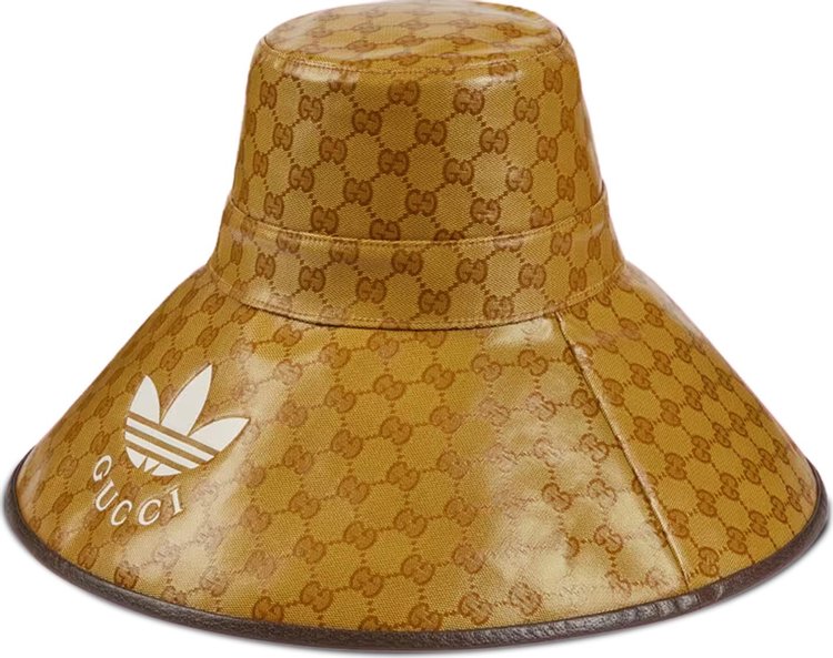 adidas x Gucci Wide-Brimmed Hat 'Beige/Brown'
