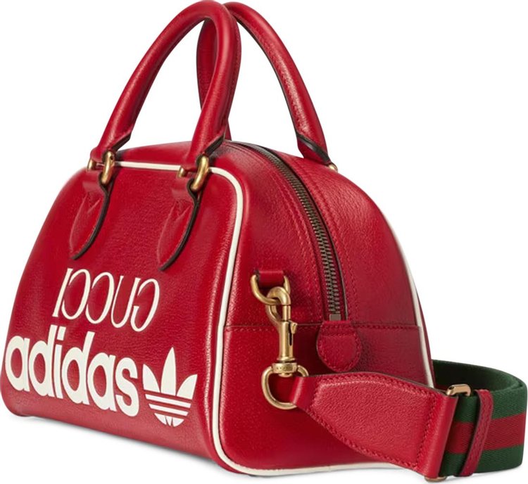 adidas x Gucci Mini Duffle Bag Red