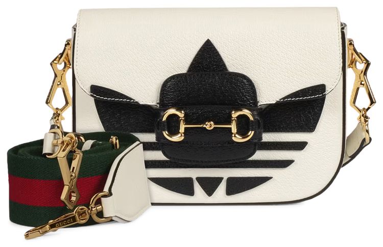 adidas x Gucci Horsebit 1955 Mini Bag WhiteBlack