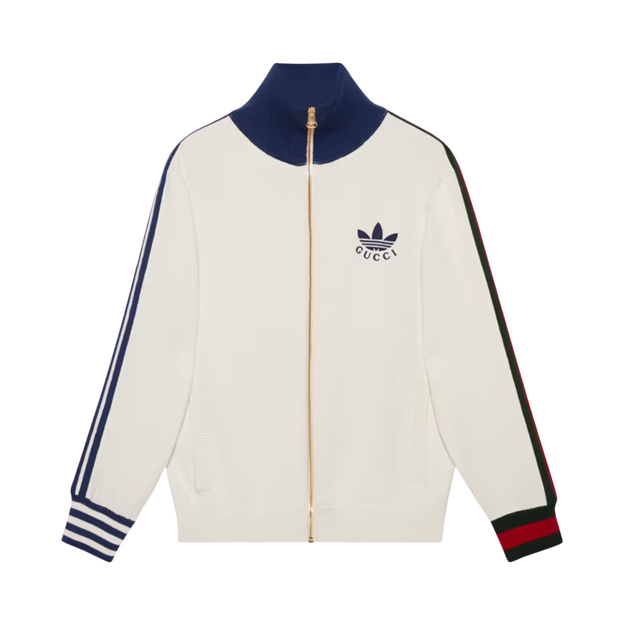 Buy adidas x Gucci Viscose Zip-Up Jacket 'White' - 700476 XKCIF