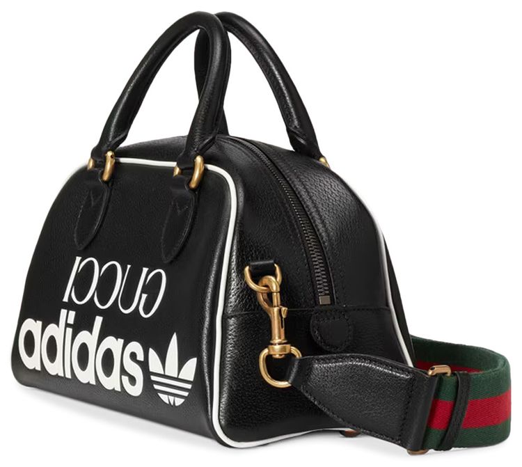 adidas x Gucci Mini Duffle Bag Black