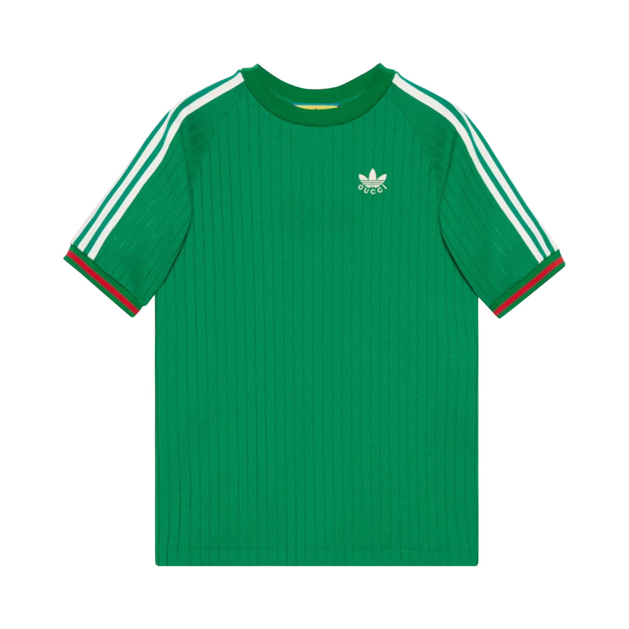 adidas x Gucci Jersey T-Shirt 'Green' | GOAT