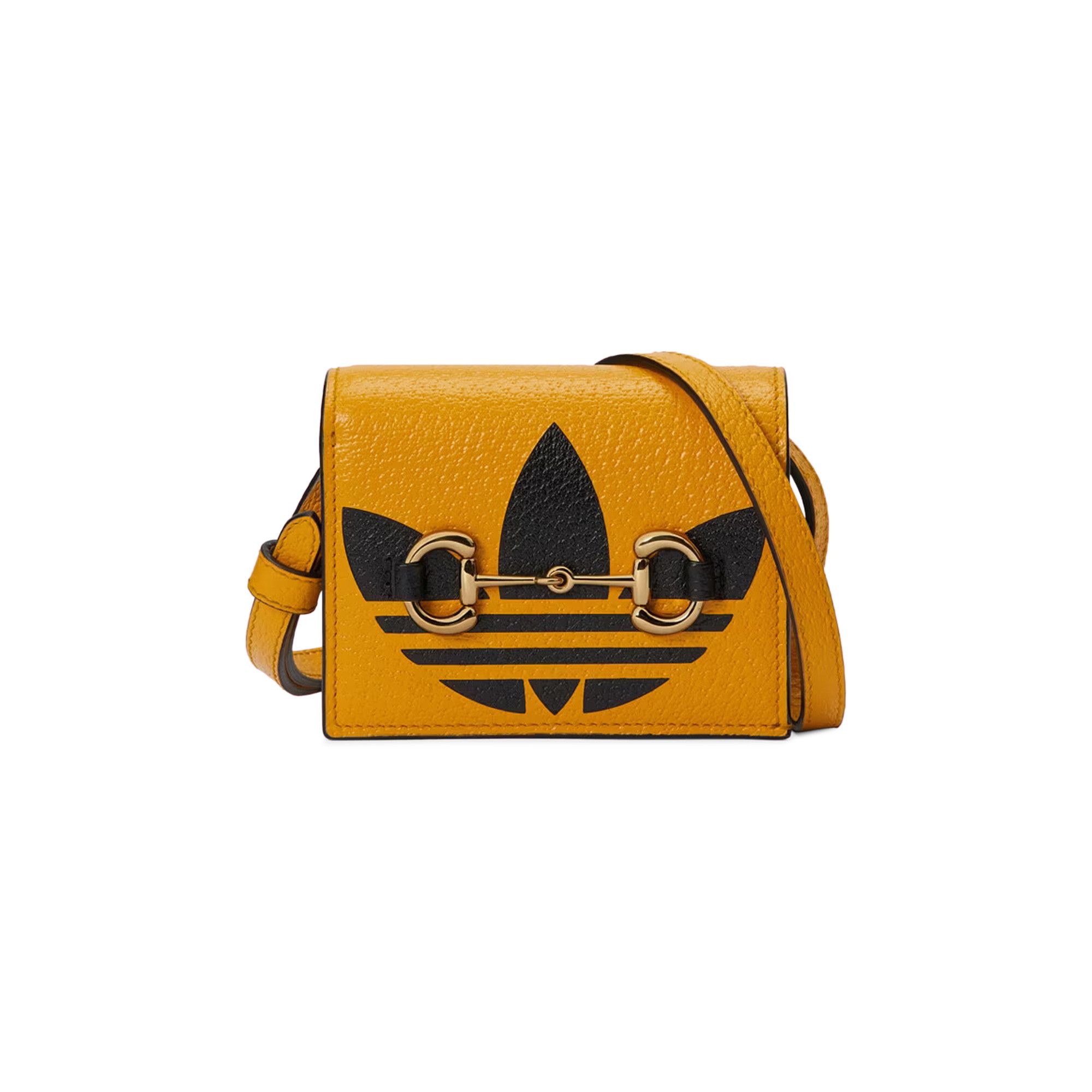 adidas x Gucci card case with Horsebit ショッパー付 Buy adidas x Gucci Card Case With Horsebit 'Yellow/Black
