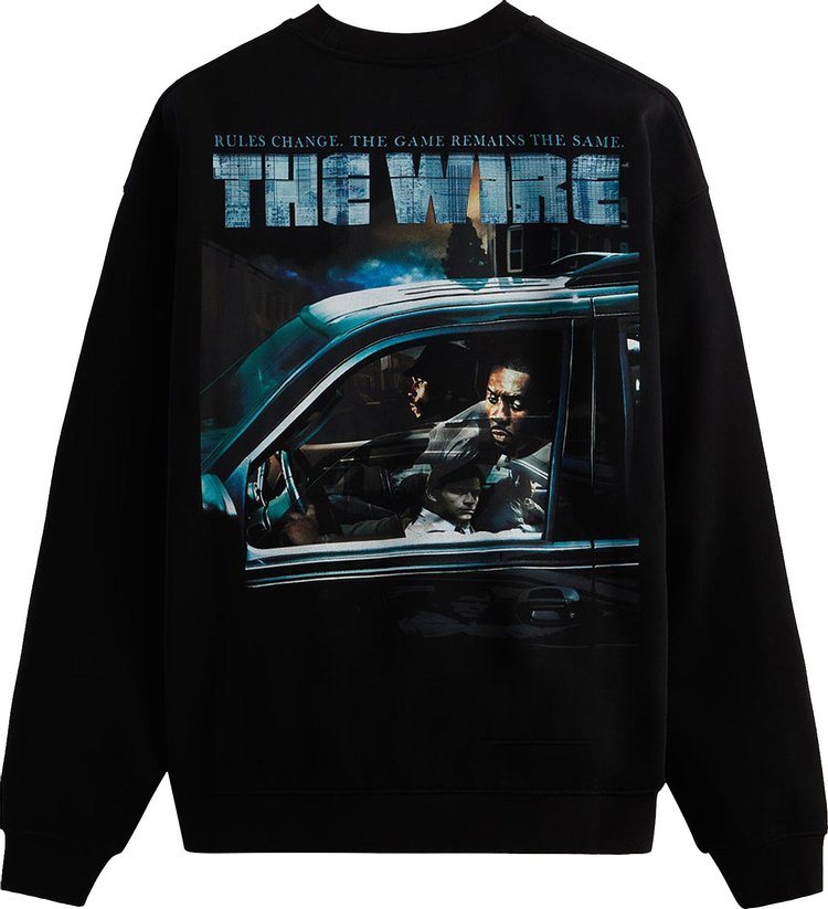 Kith For The Wire Rules Change Vintage Crewneck Black