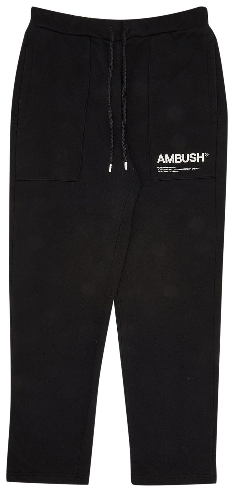 Ambush Fleece Workshop Pants BlackWhite