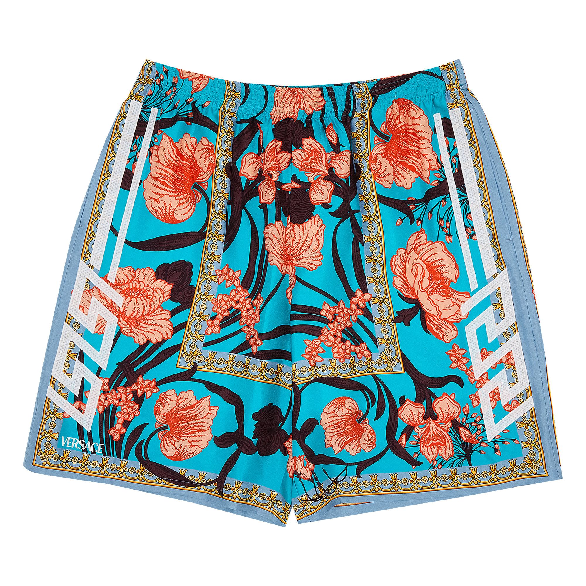 versace shorts orange
