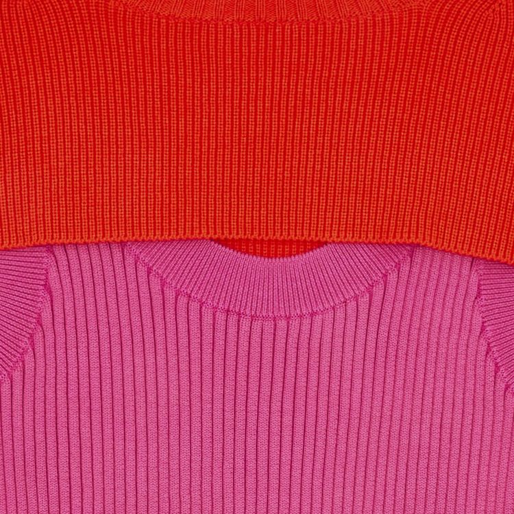 Sacai Knit Pullover OrangePink