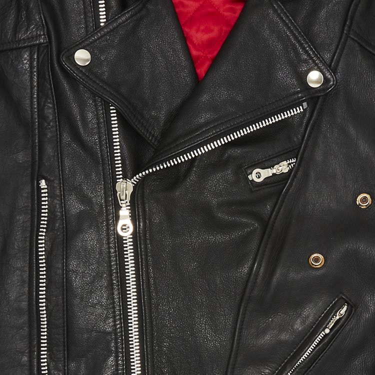 Balenciaga Upcycled Biker Jacket Black