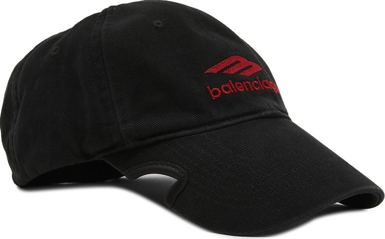 Balenciaga 3B Sports Icon Cap BlackRed