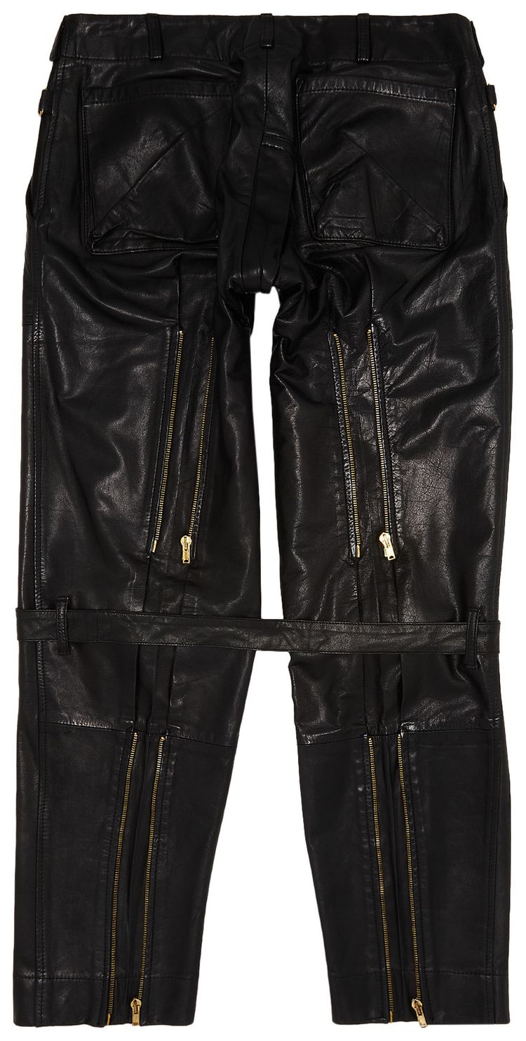 Vintage Vivienne Westwood Leather Bondage Trouser Black