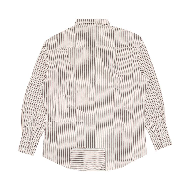 Enfants Riches Deprimes Flannel Assemblage Button Up Shirt WhiteRed