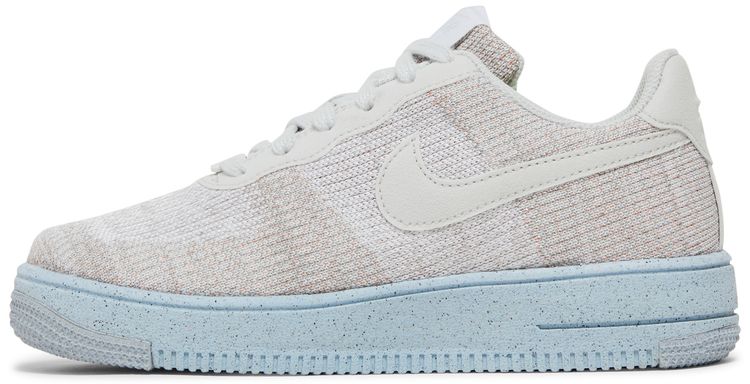 Nike Air Force 1 Crater Flyknit GS White Chambray Blue