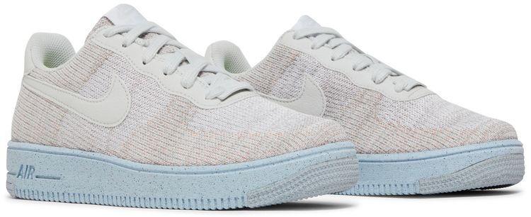 Nike Air Force 1 Crater Flyknit GS White Chambray Blue