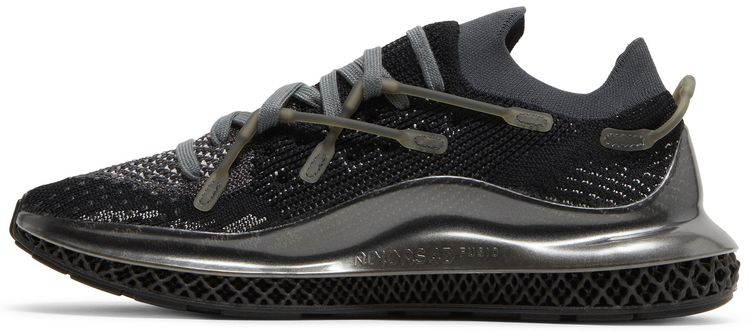 Adidas 4D Fusio Black Silver Metallic