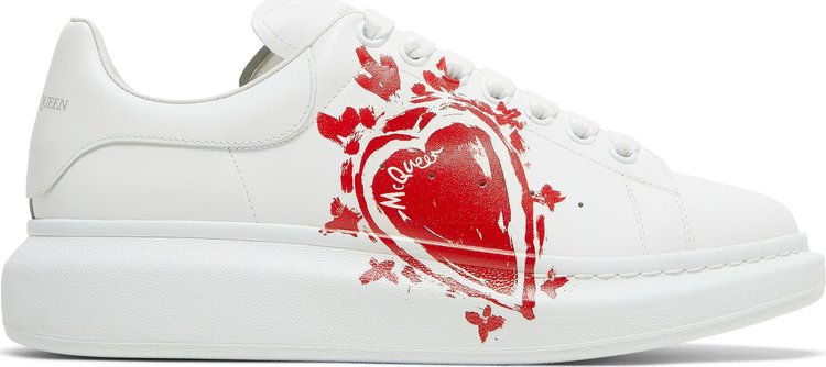 Buy Alexander McQueen Oversized Sneaker 'Heart Logo - White' - 667825 ...