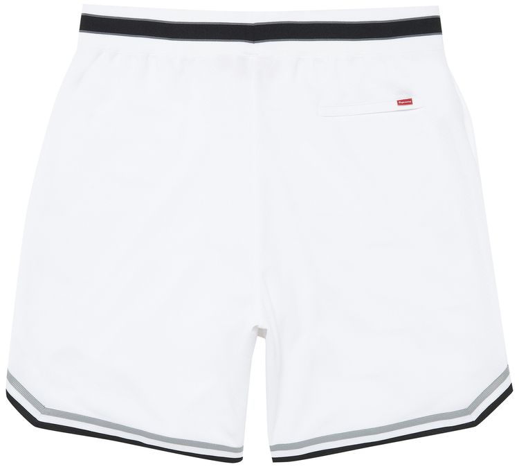 Supreme Faux Croc Basketball Short White