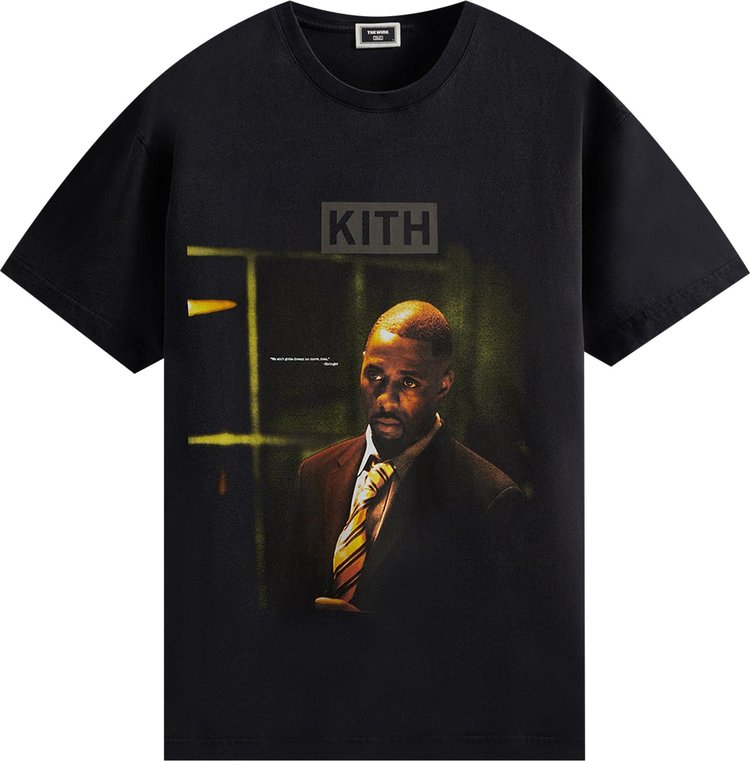 Kith For The Wire Stringer Vintage Tee 'Black'