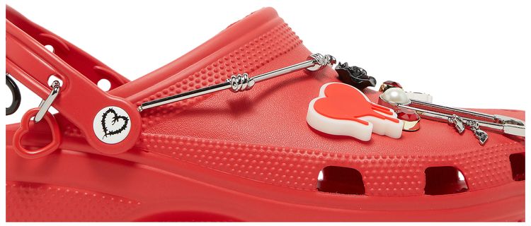 Karol G x Crocs Classic Clog Metal Hearts