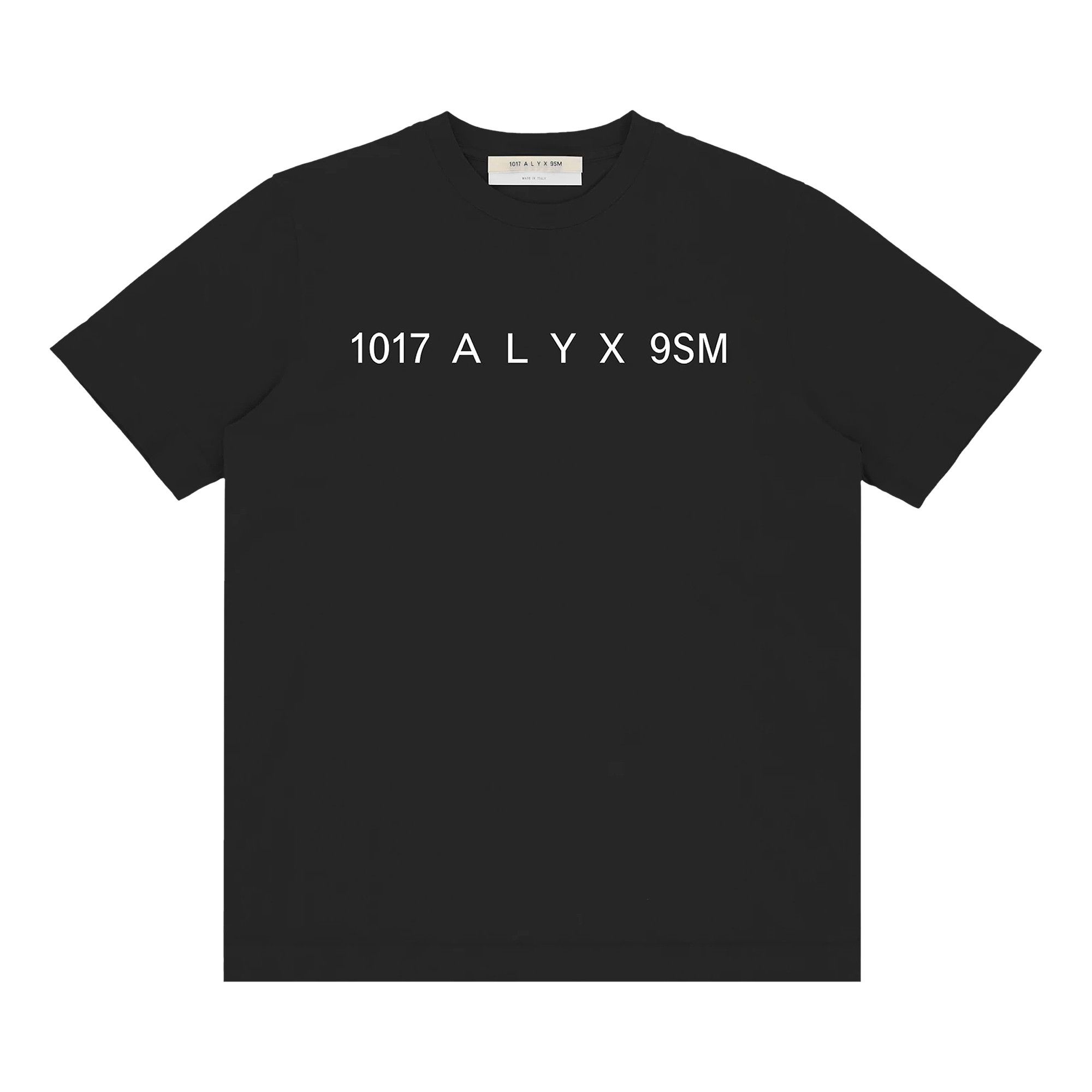 Buy 1017 ALYX 9SM Logo Short-Sleeve Tee 'Black' - AAUTS0319FA01