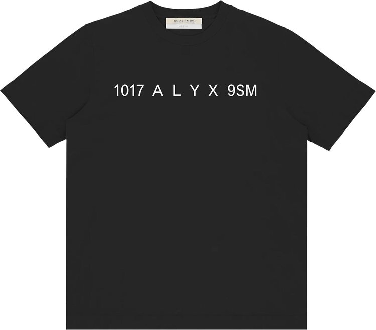 1017 ALYX 9SM Logo Short-Sleeve Tee 'Black'