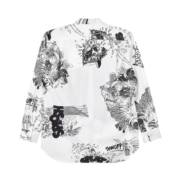 Comme des Garcons SHIRT x Christian Marclay Print A Shirt White