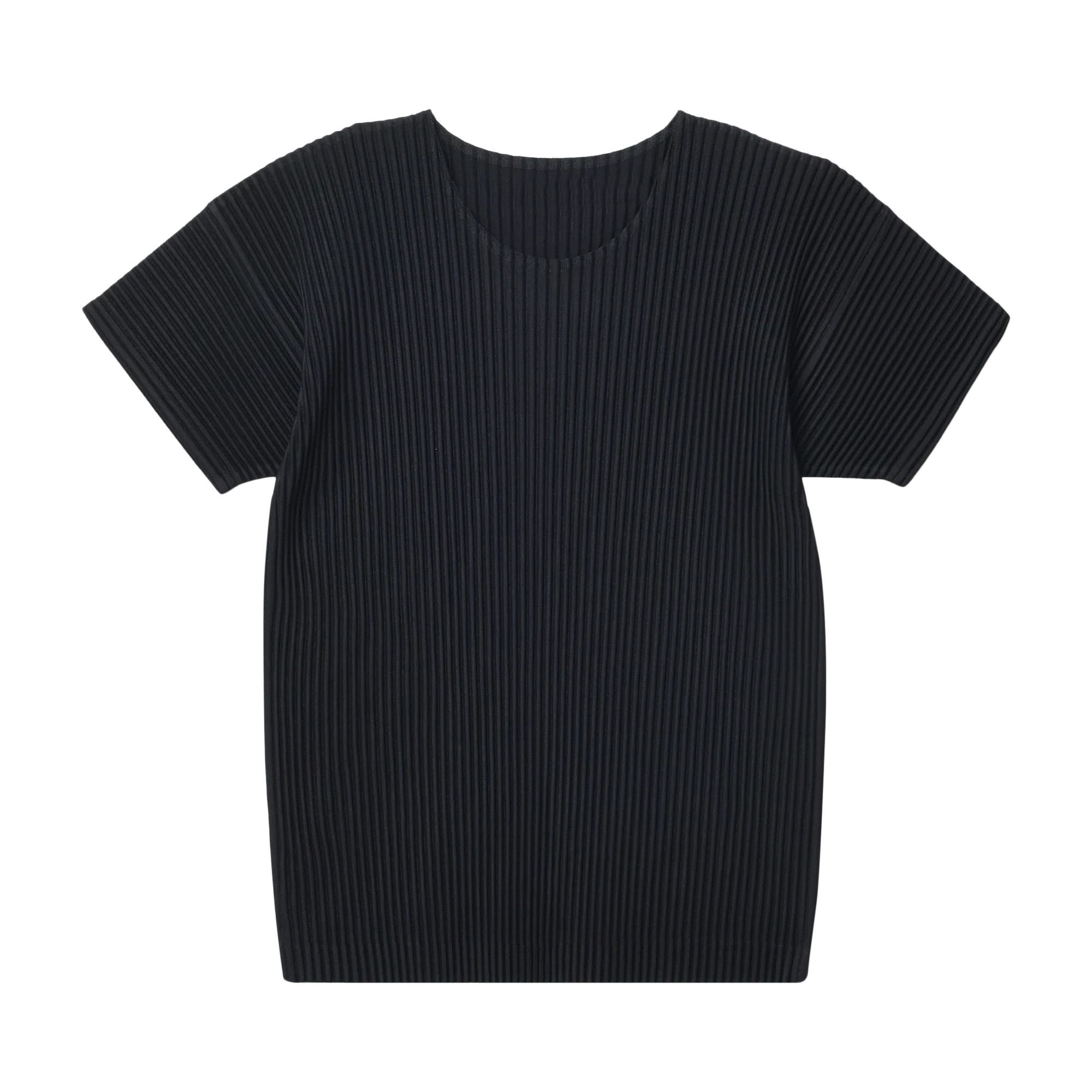 Buy Homme Plissé Issey Miyake Pleated T-Shirt 'Black' - HP26JK020