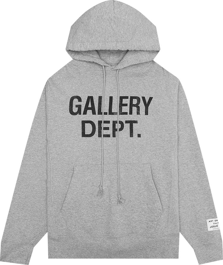 Gallery Dept. Center Logo Hoodie 'Heather Grey'
