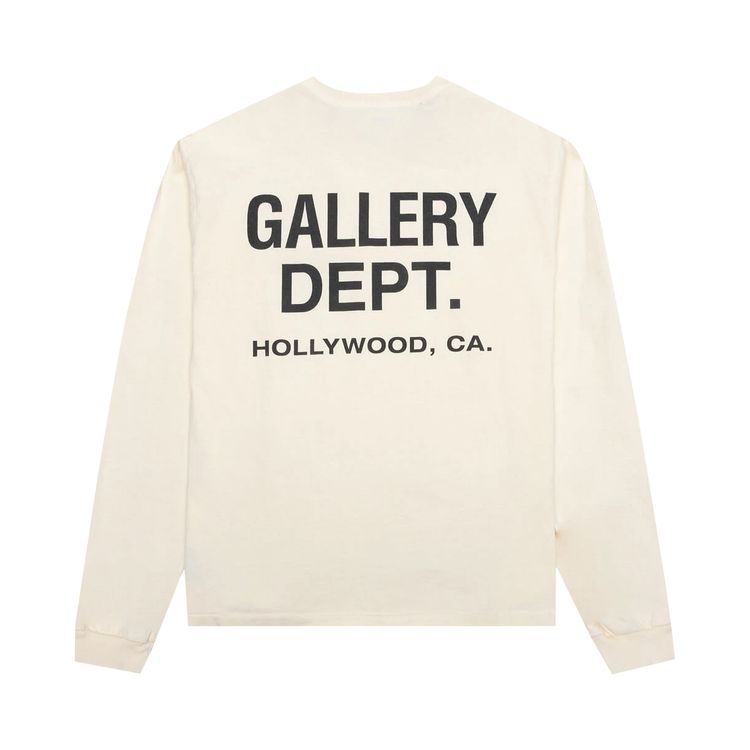 Gallery Dept Vintage Souvenir Long Sleeve Tee Cream