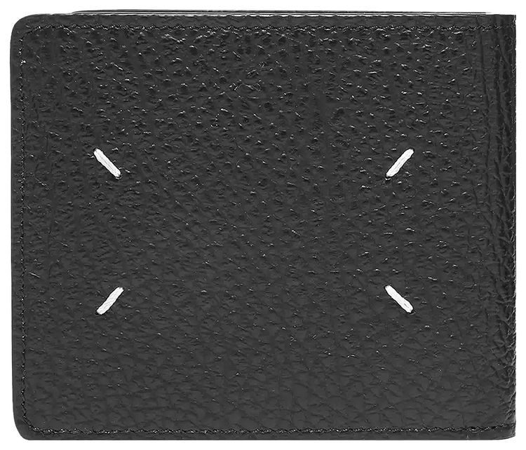 Maison Margiela Embossed Grain Bifold Black