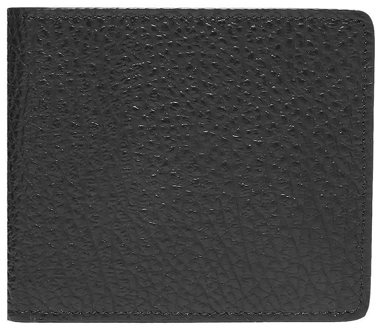 Maison Margiela Embossed Grain Bifold Black