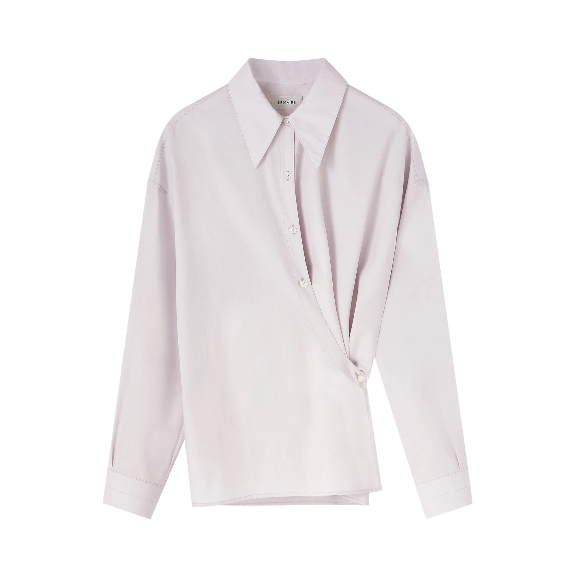 Buy Lemaire Twisted Shirt 'Lilac Ice' - W 221 SH254 LF588 817 | GOAT