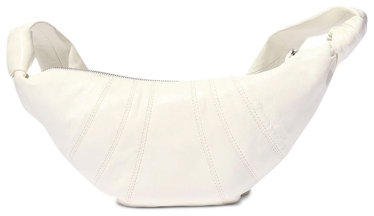 Lemaire Small Croissant Bag White