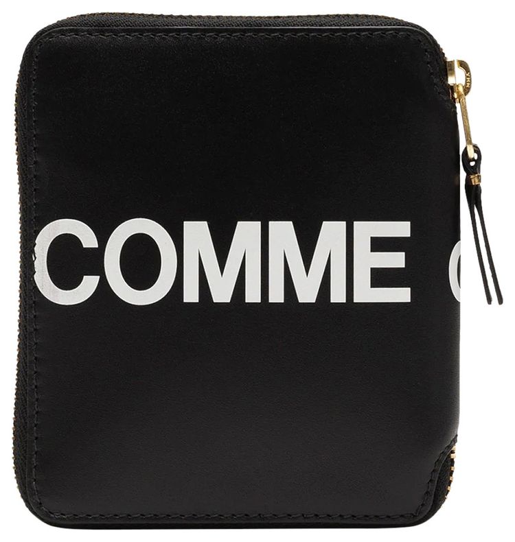Comme des Garcons Wallet Huge Logo Wallet Black